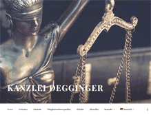 Tablet Screenshot of kanzlei-degginger.ch